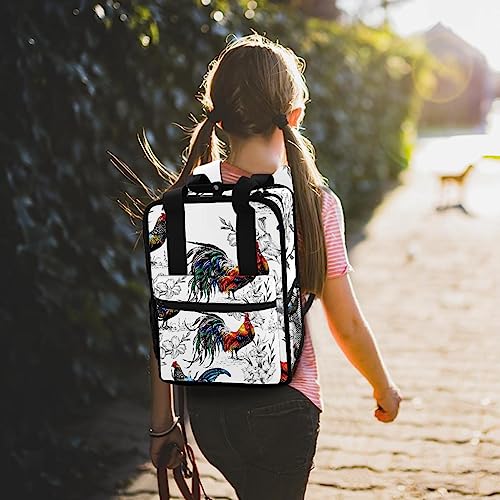 Sacs à dos pour garçons à longue queue et cartable ergonomique multicolore - 7