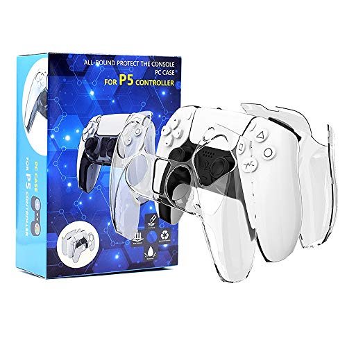Vikisda for PS5 ケース 最新分離式カバー PS5カバー PS5ケース 耐久性PC素材 キズ防止 衝撃吸収 着脱簡単 擦り傷防止 取り外し可能 指紋防止 クリア 透明感 PS5 本体保護 PS5 コントローラー用 Vikisda for PS5 ケース 最新分離式カバー PS5カバー PS5ケース 耐久性PC素材 キズ防止 衝撃吸収 着脱簡単 擦り傷防止 取り外し可能 指紋防止 クリア 透明感 PS5 本体保護 PS5 コントローラー用