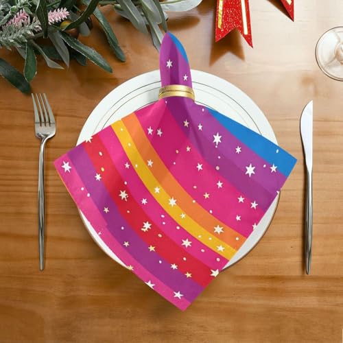 Servilletas de Tela Multicolor Pack x6 20x20 pulgadas miniatura 3