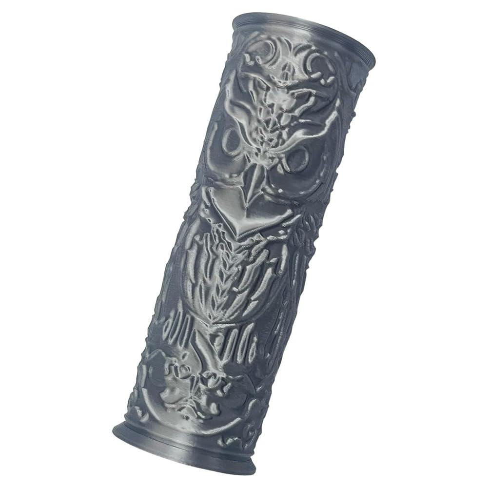 Aboiled Pottery Clay Texture Roller 1Pcs Polymer Molding Art Hand Rollers Tools, Embossing Pattern Rolling Pin Owl