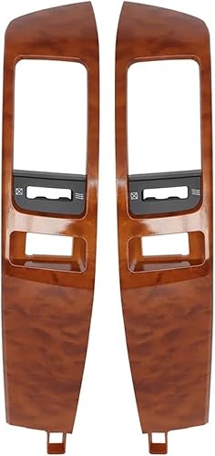 Miniatura 6 de 1 par de salida de aire acondicionado de automóvil, marco de salida de aire acondicionado, panel de placa de ventilación para Toyota Land Cruiser