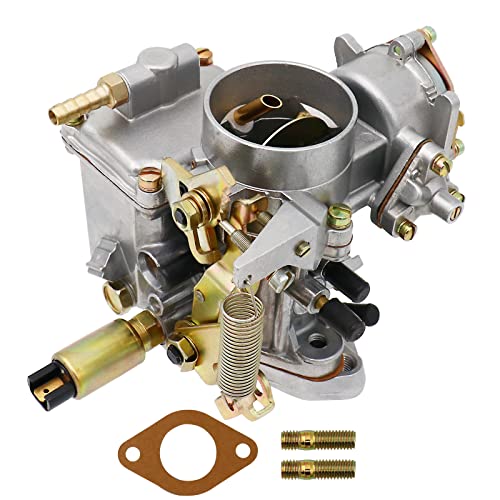 Condgreemee 30/31 Pict 3 Engine Carburetor for VW Beetles 113129029A 027H117510E Air Cooled Type 1 2 3 4 Bug Gghia 1975-1982 Engine with Single Port 1500CC Manifold Automatic Choke Carb with Gasket