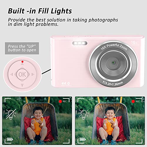 VJIANGER-4K-Digital-Camera-44MP-Point-and-Shoot-Camera-with-16X-Digital-Zoom-24-Inch-Kids-Camera-with-32GB-SD-Card-Vlogging-Camera-for-Teens-Students-Boys-Girls-SeniorsDC6-X3-Pink2 VJIANGER-4K-Digital-Camera-44MP-Point-and-Shoot-Camera-with-16X-Digital-Zoom-24-Inch-Kids-Camera-with-32GB-SD-Card-Vlogging-Camera-for-Teens-Students-Boys-Girls-SeniorsDC6-X3-Pink2