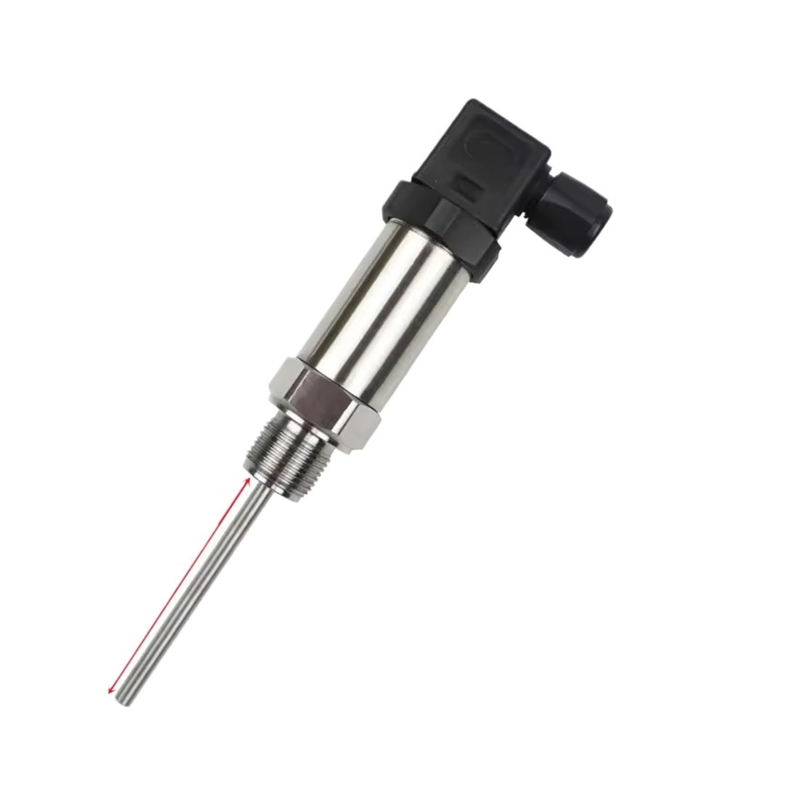 Integrated RTD Pt100 Temperature Transmitter, 50mm 4-20ma Output Thermal Resistance PT100 Sensor(0-100C 0-10V)