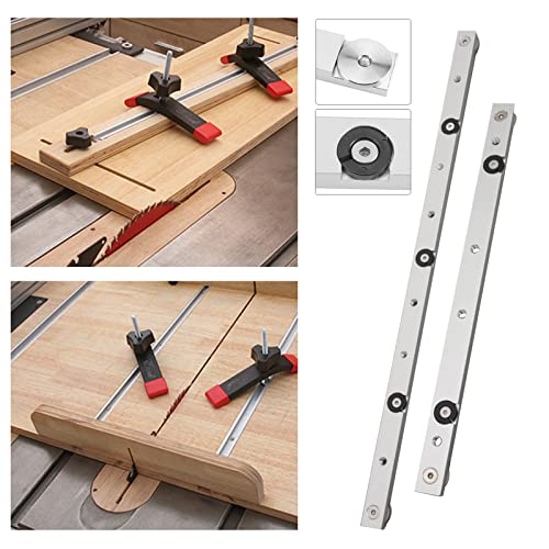 Aluminiumlegierung Miter Bar Slider 300/450mm T-Schiene Gehrungsstangen-Tischkreissäge Messstab Holzbearbeitungswerkzeug Für Router Tischkreissäge Gehrung Zimmermann (1PC 300MM)