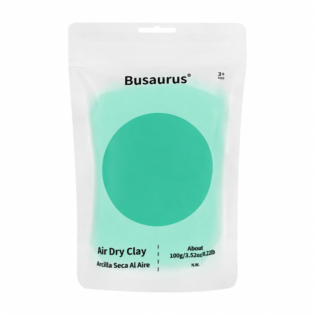 100g Air Dry Foam Clay, DIY Magic Model Clay for Kids, Colorful Soft Clays for School Supply, Art Projects, Cosplay - Non-Sticky, Non-Toxic & Safe - Gifts for Boys & Girls and Adult (Bluegreen) — image 1