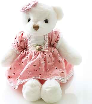 Amazon.co.jp: くま ぬいぐるみ ふわふわ 人気 ワンピース クマの