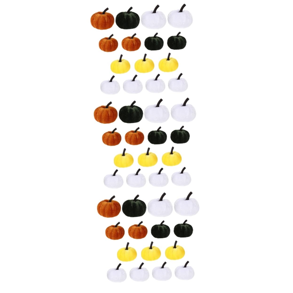 Ciieeo 45 STK künstlicher Kürbis falsches Kürbisdekor Stoff falsche Kürbisse Künstliche Kürbisse Pumpkin Decoration hochzeitsdeko dekorativer Kürbis Zubehör für Themenpartys Schaum