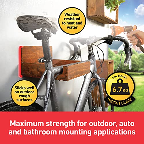 Scotch 3M Scotch Extreme Double Sided Tape, 1M Holds 6.7Kg, Works On Uneven Surfaces, Weather Resistant, Works On Indoor, Outdoor, Auto Interior Surfaces (Image - 4)