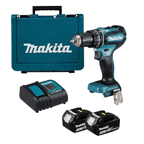 Schlagbohrmaschine, 18 V (2 x 3,0 Ah) im Koffer – Makita DHP485SFE