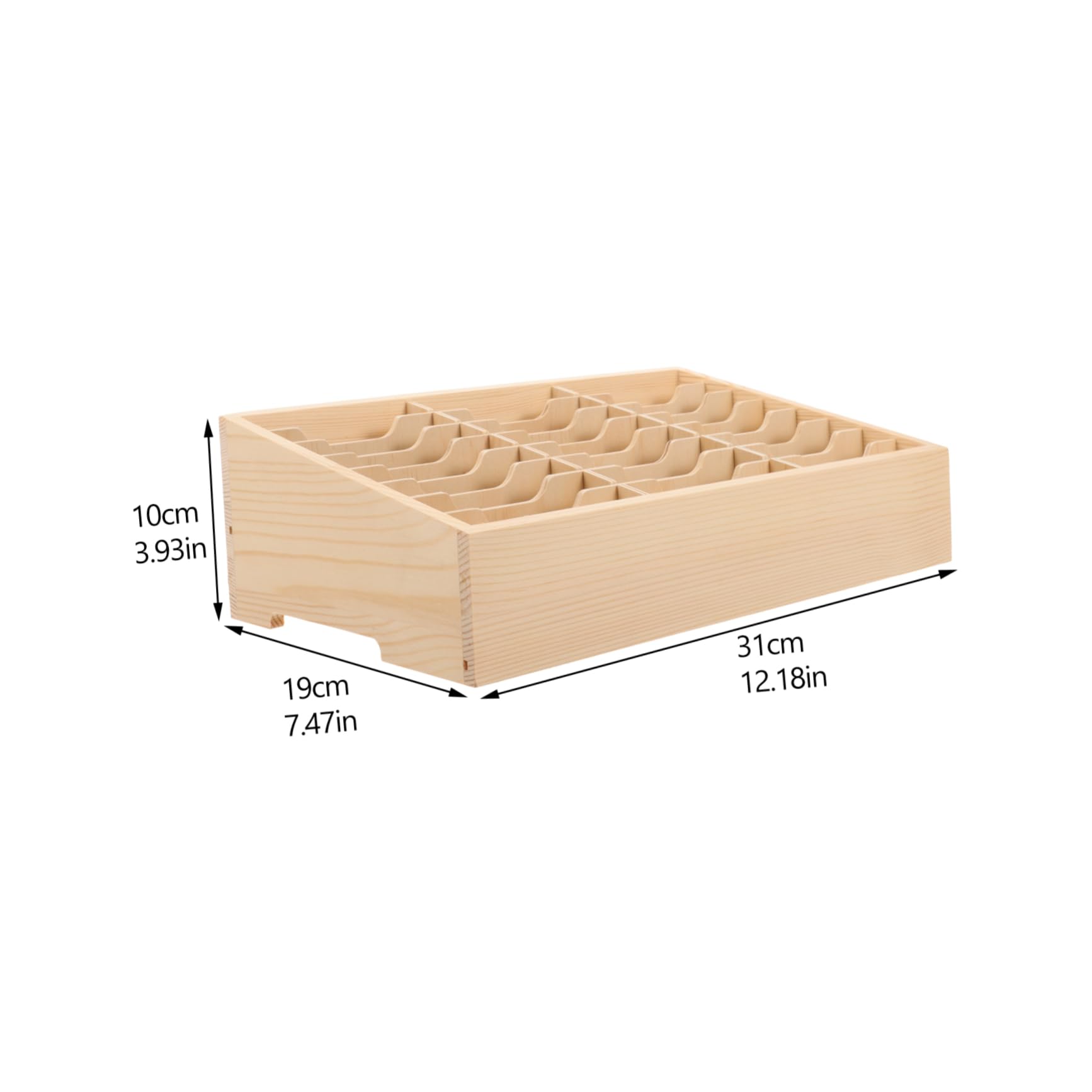 Soporte Multifuncional Móvil De Madera Con Múltiples Compartimentos Caja Organizadora De Escritorio Para Aula Oficina y Hogar Almacenamiento Ordenado De Teléfonos Celulares
