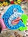 2 PCS Sensory Ocean Animal Turtle Dolphin Bubble Pop Fidget ,Push Stress Relief Educational Tool for Kids Adult