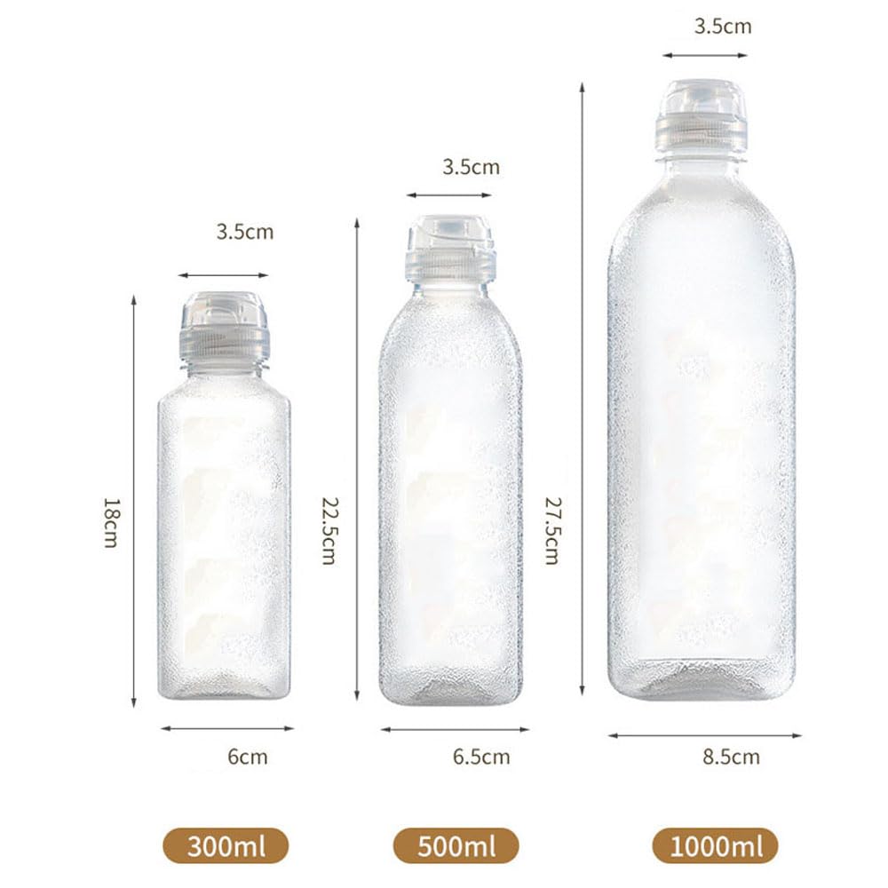 50 bottiglie da cucina per condimenti e condimenti, ricaricabili, per insalata, barbecue, salse, condimenti, cucina, contenitore per olio a tenuta stagna (trasparente, 1000 ml)