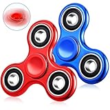Gigilli 2Pcs Fidget Spinner for Kids Adults Stress Relief Sensory Fidget Toys, Anxiety Fidget Spinners ADHD Autism, Classroom Prizes Party Favors for Boys Girls, Birthday Gifts for Kids Teens Adults