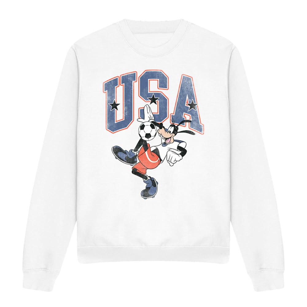 Disney - Sweatshirt - Goofy Football USA - XL - White