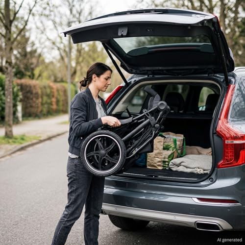 hauck Runner 2 Robuster Dreirad Buggy mit XL Luftrreifen bis 22 kg, Schwarz