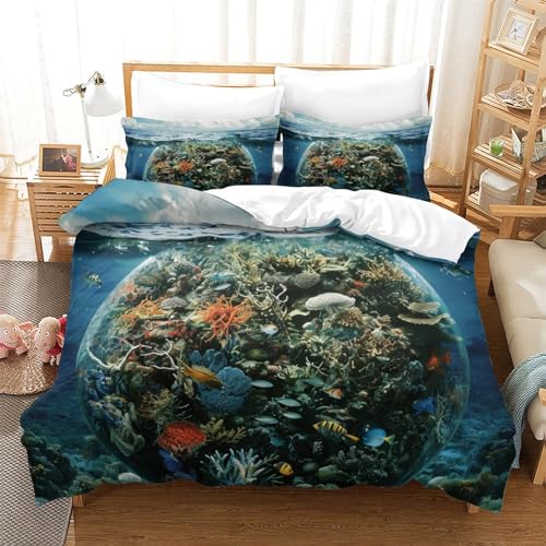 Housse de couette super king size en microfibre de polyester au fini doux et durable