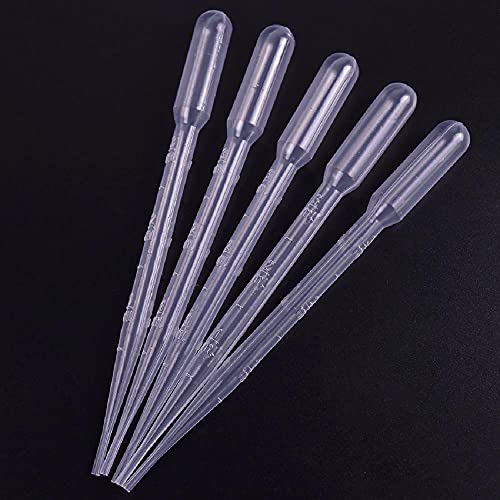 500pcs 0.5ml Plastic Transfer Pipettes Eye Dropper, Disposable Essential Oils Pipettes Dropper Makeup Tool Science and Lab