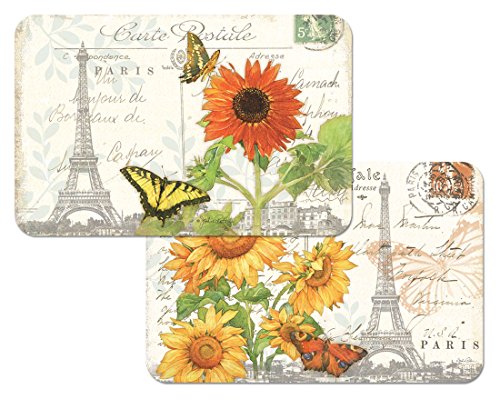 CounterArt 4 Sunflower Postcard Placemats
