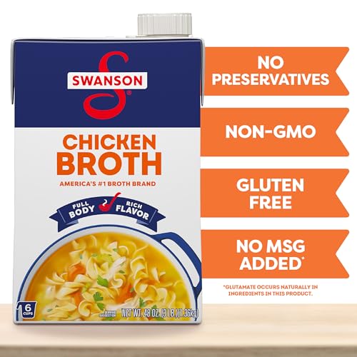 Image of SWANSON S 100% Natural Chicken Broth, 48 oz Carton