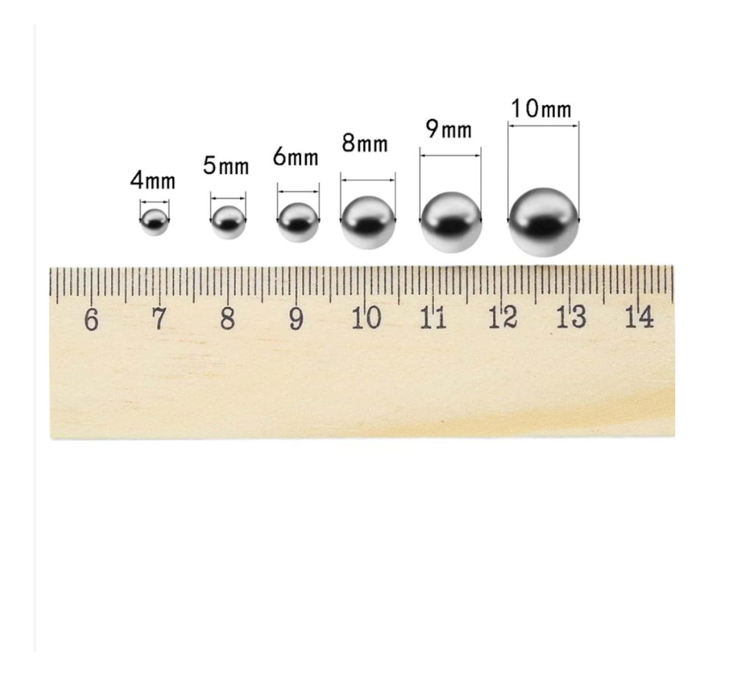 Wholesale 6.4mm Steel Ball 7.5mm Steel Ball 8.5mm Steel Ball, 11mm Ball, 8mm Shiny Metal Ball, Small Steel Ball, Buy 1kg get 1kg,6.00 * 1kg