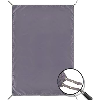 REDCAMP Tent Tarpaulin Waterproof Tent Underlay Ultralight Multi-Purpose Camping Tent Tarp with Eyelets for Outdoor Hiking Picnic 210 x 210 cm / 140 x 210 cm