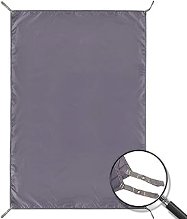 REDCAMP 140 x 210cm Zeltplane Wasserdicht, Zeltunterlage Ultraleicht, Mehrzweck Camping Zelt Tarp Mit ösen für Outdoor Wanderpicknick