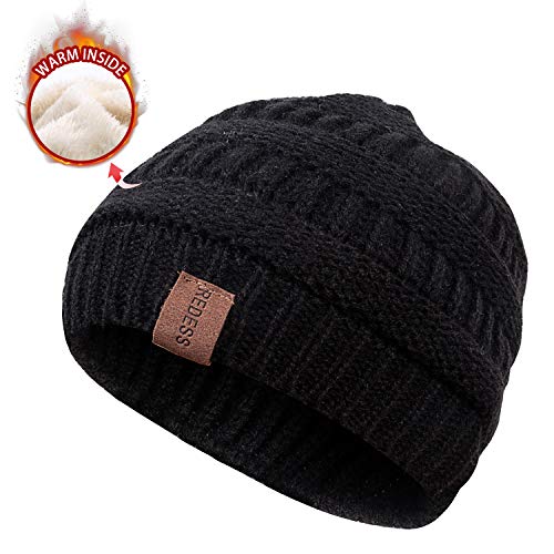 image for REDESS Baby Kids Winter Warm Fleece Lined Hats, Infant Toddler Childre