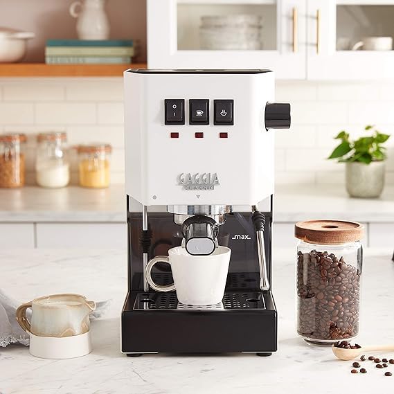 Image of Kaapi Solutions Classic Evo : The Ultimate Espresso Machine for Home Baristas | White