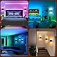 KwatTsz RGB Wandleuchte mit Fernbedienung, 6000mAh Farbwechsel LED Akku Wandleuchte, 16 Farben, Ohne Stromanschluss, Innen Dimmbar Wandlampe, Geeignet für Schlafzimmer Wohnzimmer (Schwarz 2 Stück)