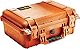 PELI 1450 Sturzfester Koffer für Empfindliches Equipment IP67 Wasser- und Staubdicht 15L Volumen, Mit Schaumstoffeinlage (Anpassbar) Orange 1450-000-150E Mit Schaum/Orange M