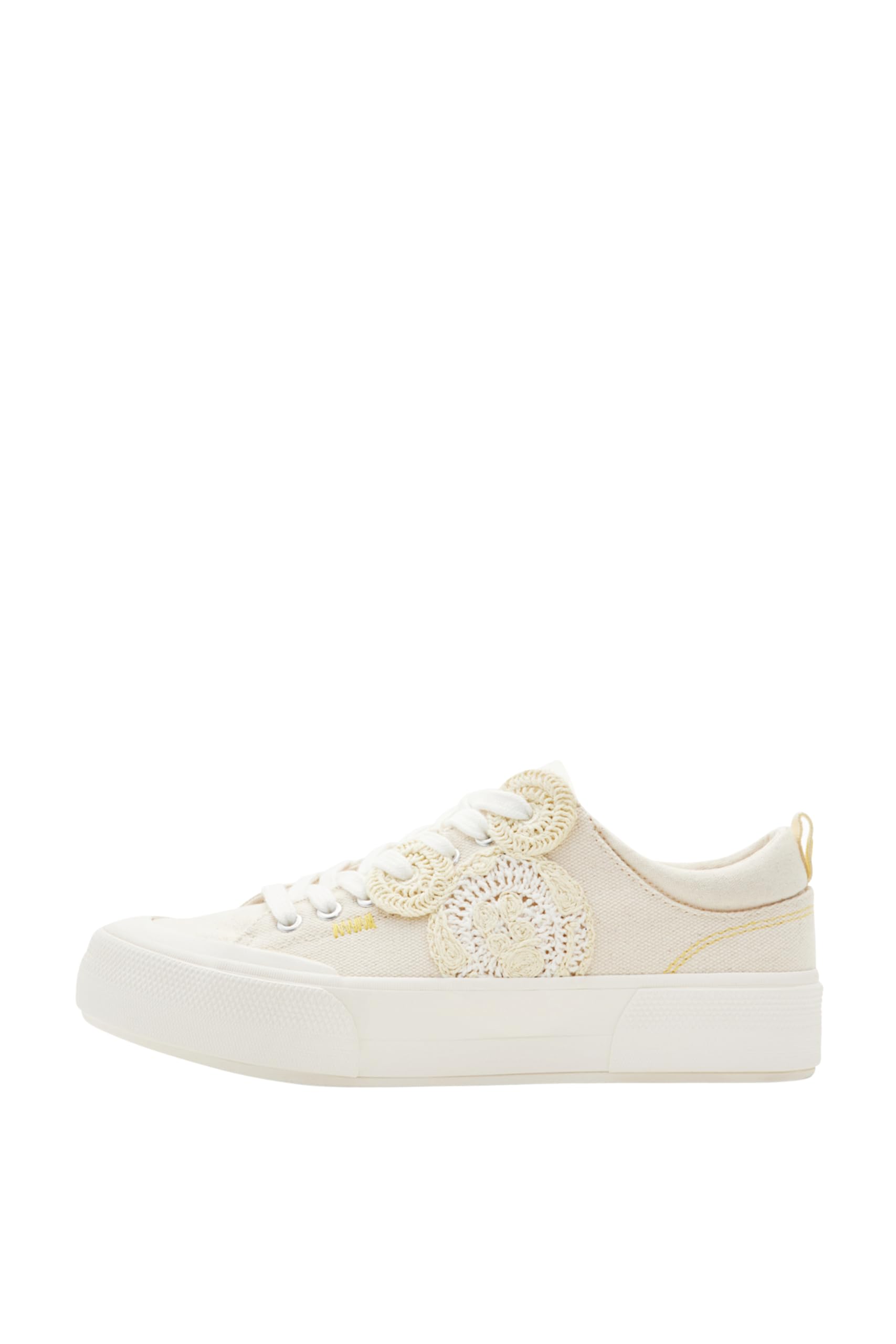 Desigual Damen Weiß Shoes_crush_mickey Sneaker, 38 Eu