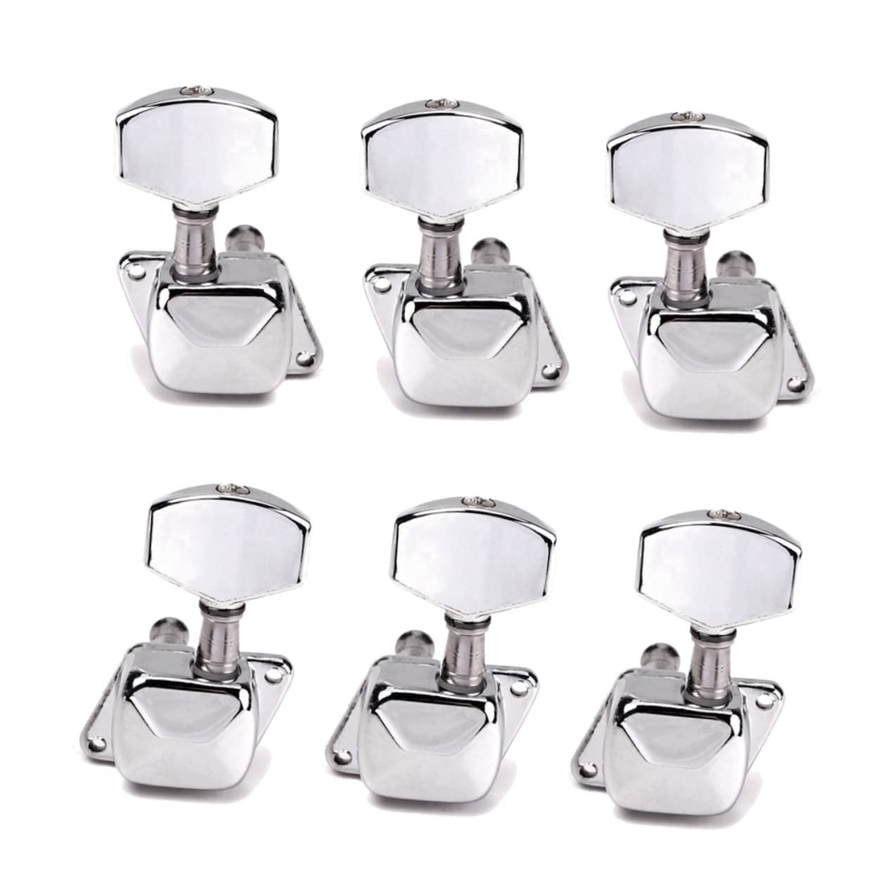 6 Pcs String Guitar Tuning Keys Tuning Pegs Semi-closed Guitar Tuners Guitar Machine Heads Guitar Pegs Locking Guitar Tuners