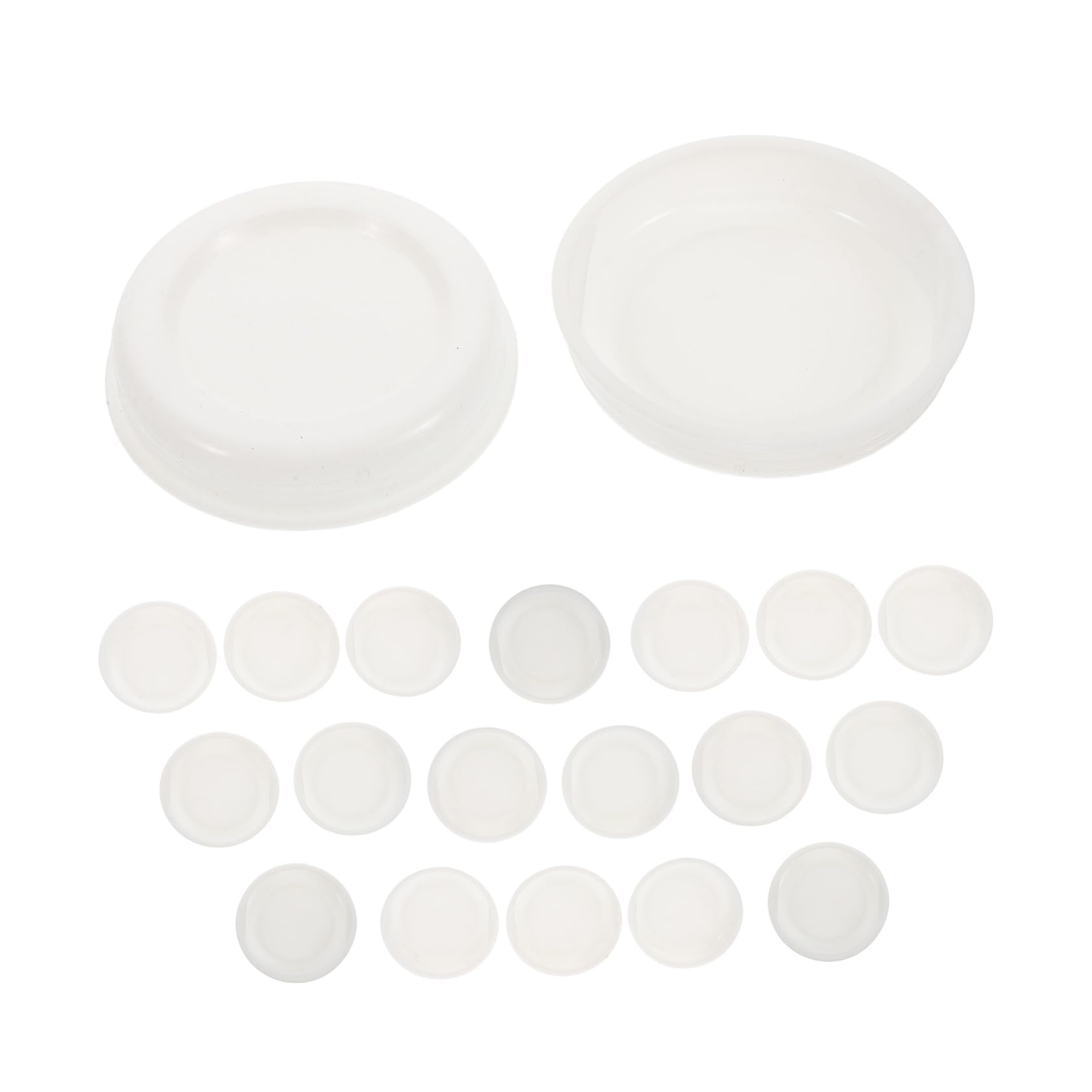 BEBEMOKO Versatile Storage Tubes Caps 30pcs Mail Tube Caps for Cylindrical Paper Tube Cardboard Roll Tube