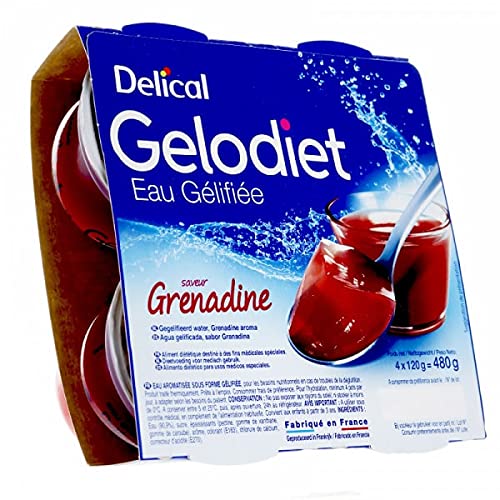Gelodiet-4 X 120 G – Delical – Goût Granadina