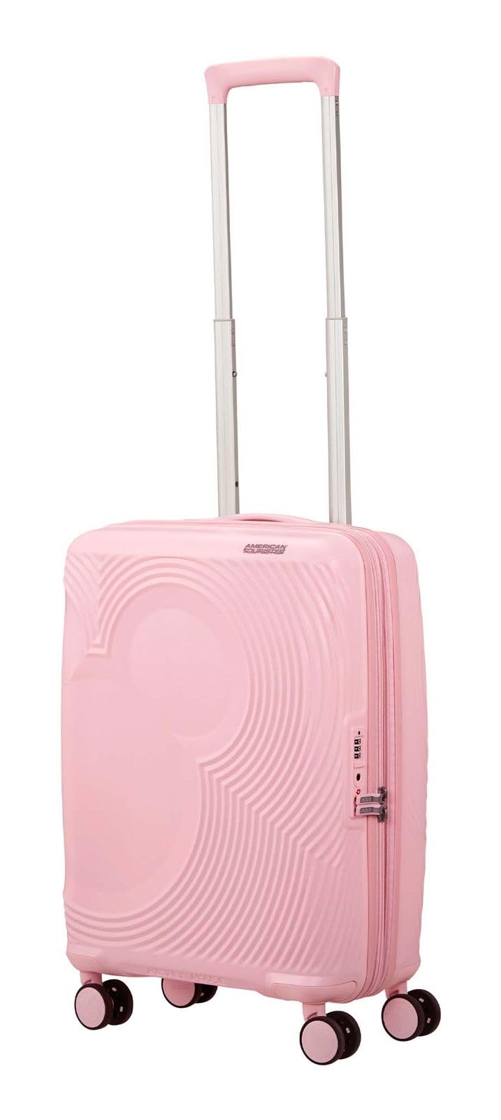 American Tourister Trolley Mickey Magic 55/20 EXP TSA Mickey Pastel Pink Rosa