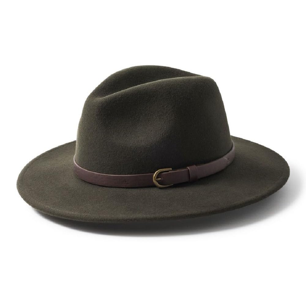 Failsworth Millinery Showerproof Adventurer Fedora - Turf, Large (59cm)