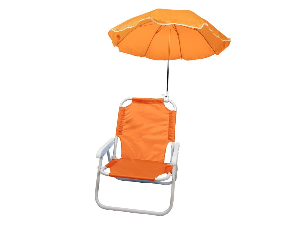 Fair Sedia con Ombrello per Bambini Protezione Raggi Solari Pieghevole Portatile Giardino Spiaggia