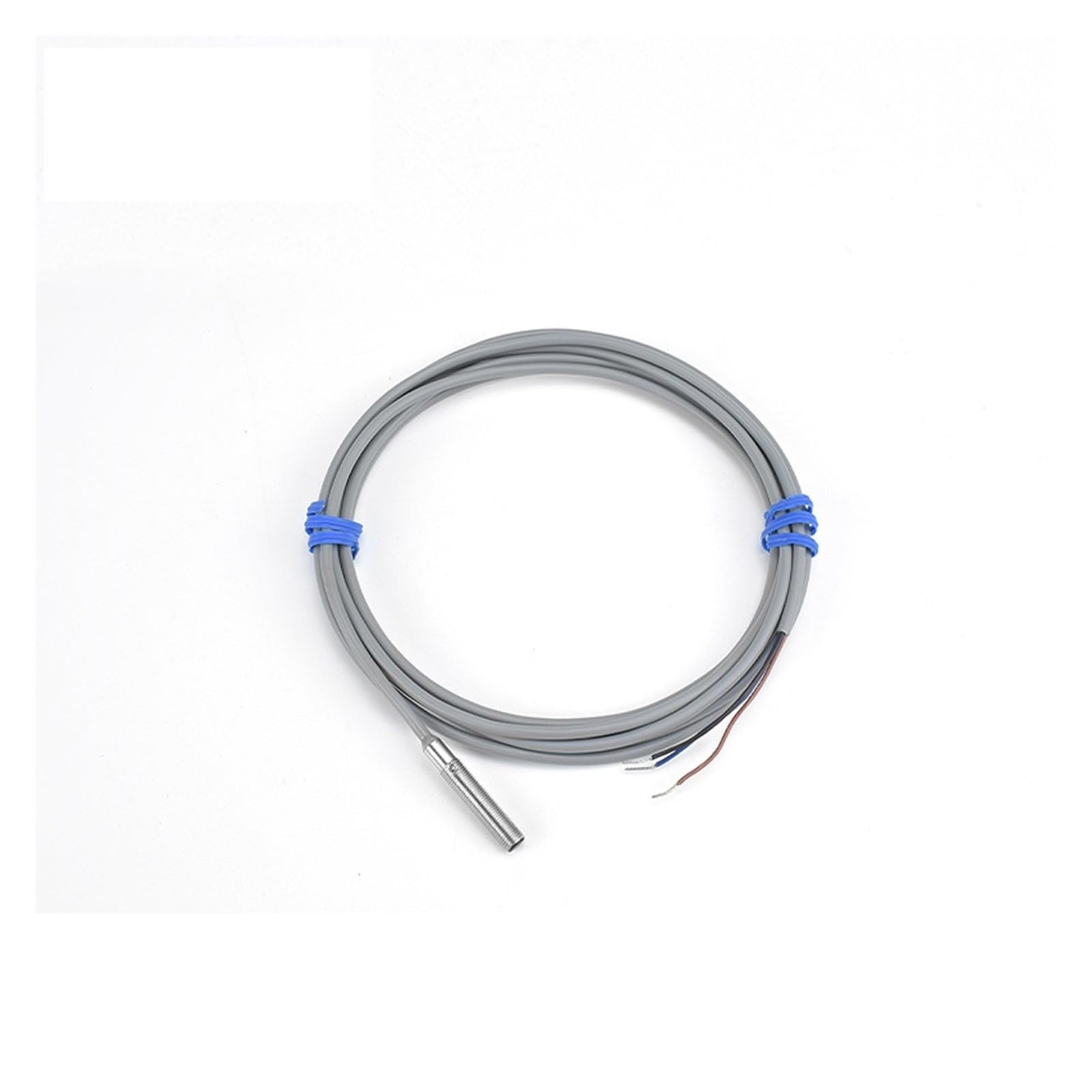 NOBIRTBSA M6 Waterproof PNP 0.8mm Proximity Sensor with NPN Output 3 Wire Inductive Sensor(M6-flush NPN NO-Sn:1.0mm)