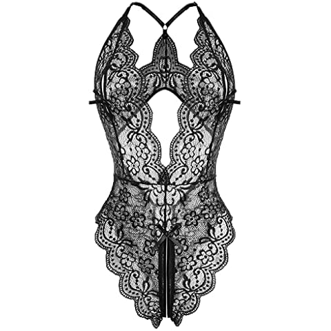 LadyIn Lace Deep V Teddy Lingerie Cover