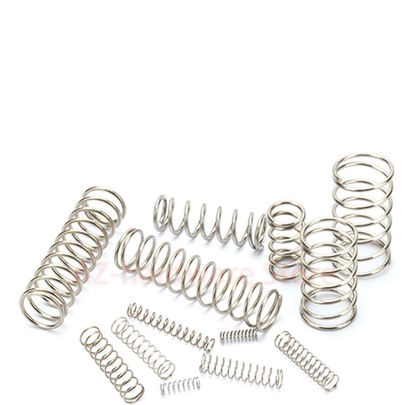 Molle Compressione Acciaio Inox 304 - 10 Pezzi, Diametro 8mm, Lunghezza 20mm Per Progetti Fai-da-Te - Foto 2