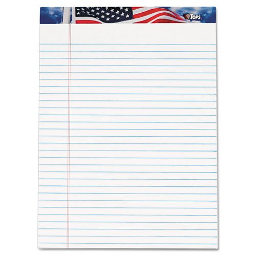 3 Pack Value Bundle TOP75111 American Pride Writing Pad Jr Legal Rule 8-1 2 x 11-3 4 White
