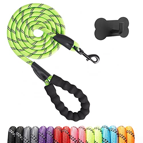 Rttochfy Dog Leash Reflective Rope: 2/4/5/6FT Heavy Duty Dog...
