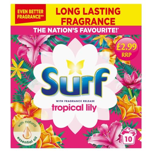 Surf Laundry Powder 10 Washes, 500g (Tropical Lily)
