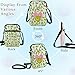 BWWKTOP Muppet Frog Crossbody Bag Kermit Frog Gift Kermit Frog Character Shoulder Bag Singing Frog Gift The Frog Merch (Frog XK-B)