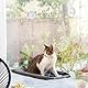 InnovaGoods® Hängendes Katzenhängematte Catlax, bietet einen komfortablen und sicheren Platz für Ihre Katze zum Ausruhen, mit 2 Haltegriffen, ideal für zu Hause.