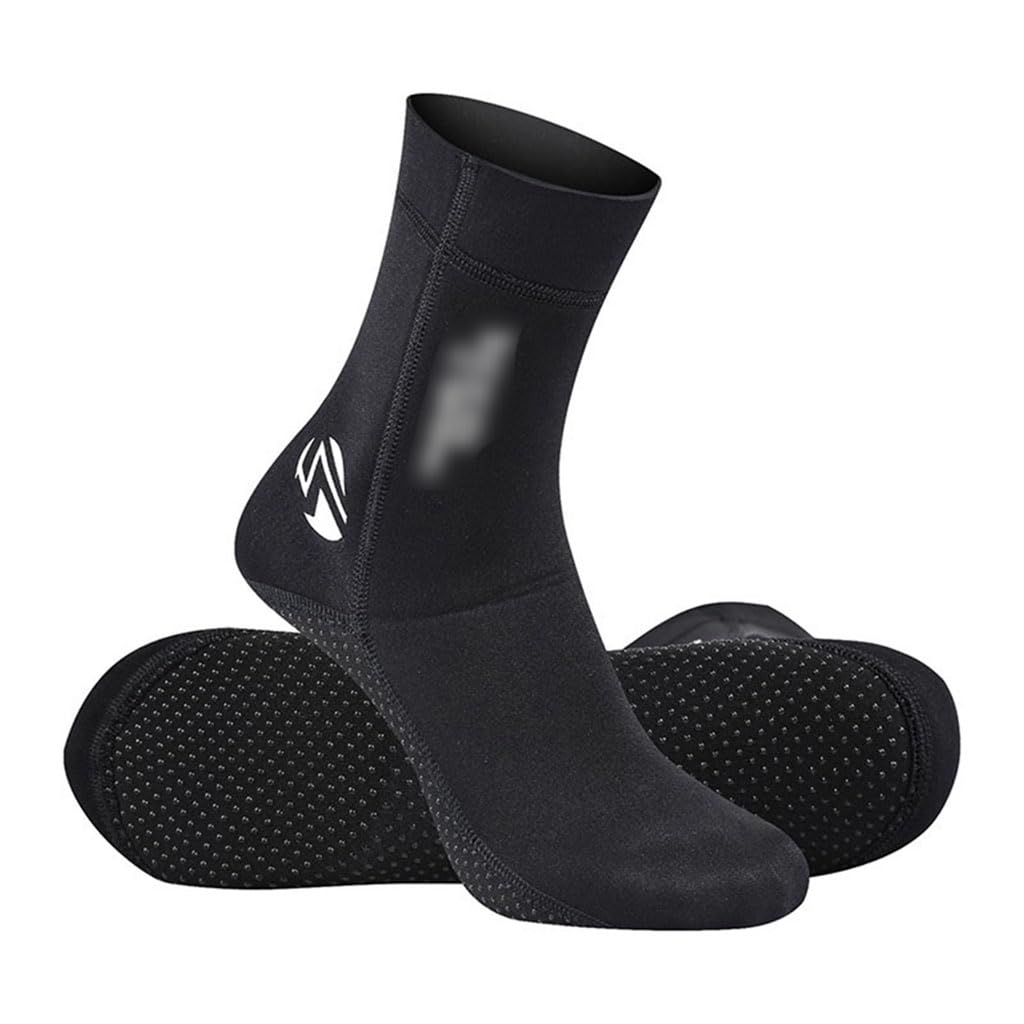 3 mm Neopren-Socken, Beachsocken Taucher socken für Neoprenanzug, Thermosocken, rutschfest, für Herren und Damen, zum Tauchen, Schnorcheln, Schwimmen, Surfen, Segeln, Kajakfahren