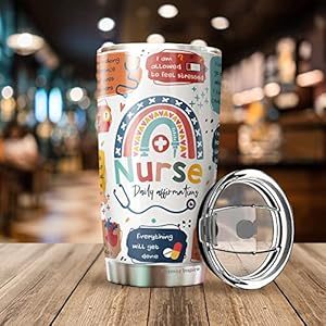 Kozmoz Inspire Nurse gift-Nurse accessories for work-gifts for nurses-nursing graduation gifts-nurses week-nursing gifts for new nurses- nurse appreciation gift Nurse Daily Affirmations Tumbler 20oz Kozmoz Inspire Nurse gift Nurse accessories for work gifts for nurses nursing graduation gifts nurses week nursing gifts for new nurses nurse appreciation gift Nurse Daily Affirmations Tumbler 20oz
