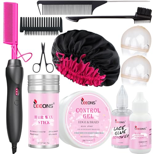 Electric Hot Comb Hair Straightener Electrical Straightening Comb Curling Iron ...