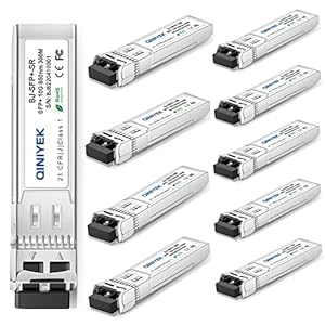 QINIYEK 10GBase-SR SFP+ Moduł (10 sztuk)
